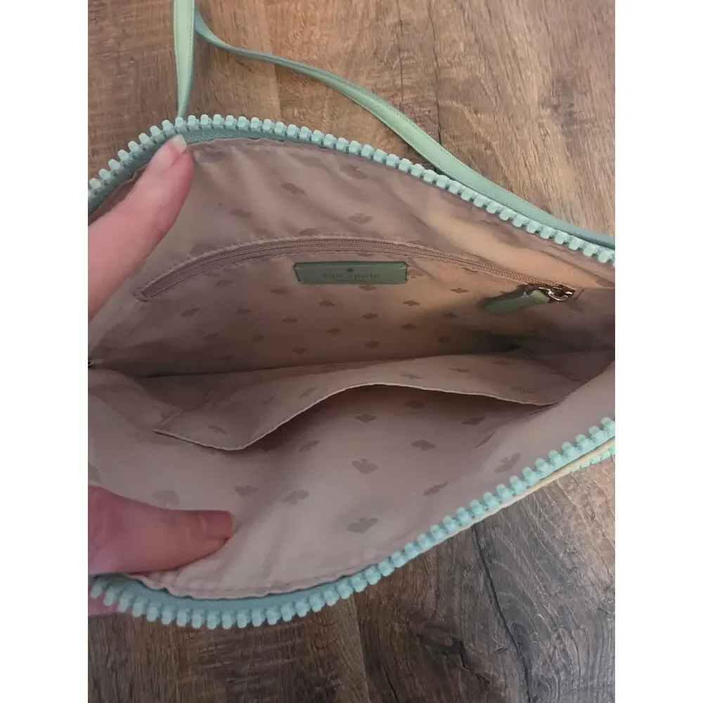 Kate Spade Jade Degrade Green Ombre Crossbody Purse - Picture 5 of 11